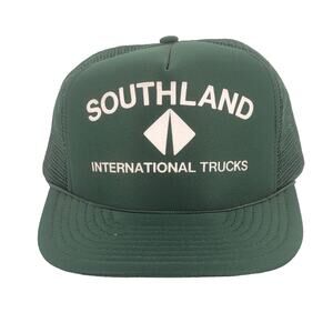 90s Southland International Trucks dark green trucker hat 1990s vintage